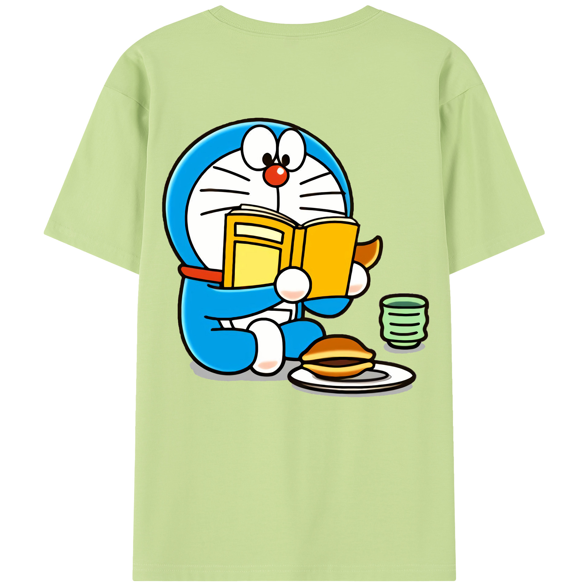 （画像用） ドラえもん Doraemon 綿100％半袖Tシャツ（背面プリント）